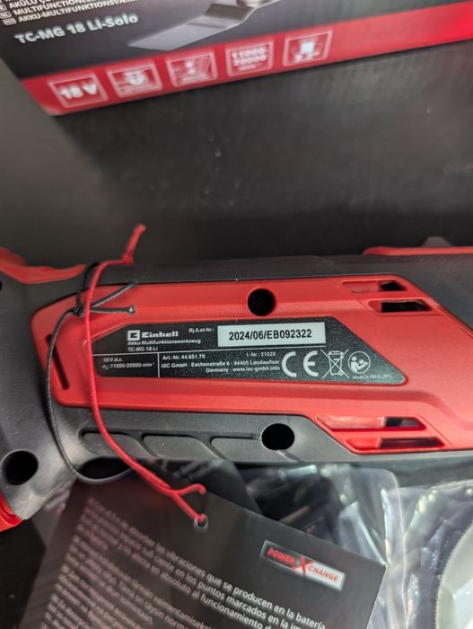 РОЗПРОДАЖ!!! Багатофункціональний інструмент акум. Einhell TC-MG 1