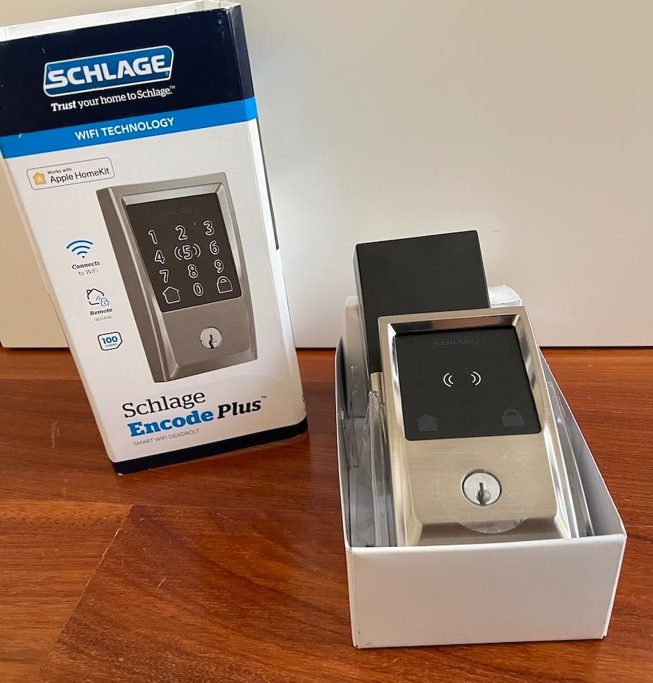 Fechadura inteligente Wi-Fi Apple - Schlage Encode Plus - Nunca usado!