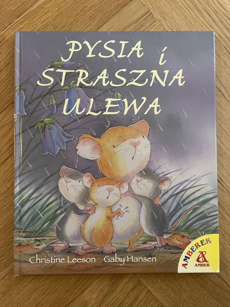 NOWA unikat Pysia i straszna ulewa książka Christine Leeson Amberek
