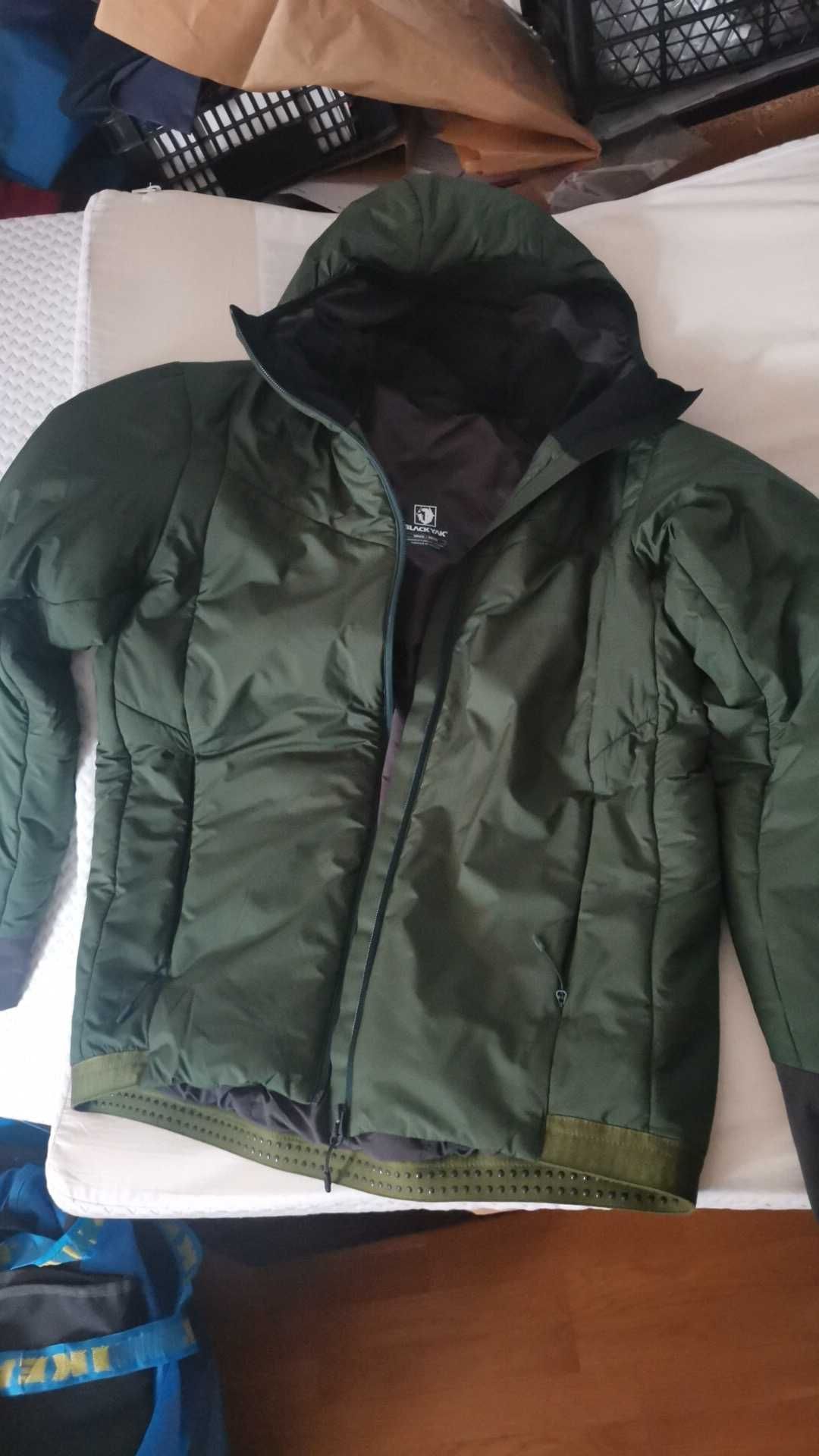kurtka ocieplana męska Calvana Hoody BLACK YAK  Climashield Cordura