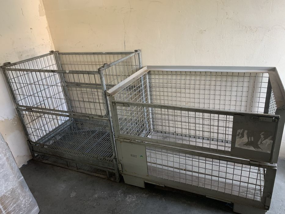 Kosz kosze metalowy paletowy gitterbox nadstawka paletowa