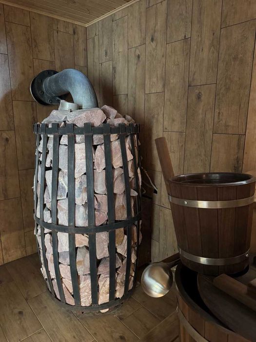 Оренда будинку, альтанка, басейн з підігрівом, баня на дровах та чан