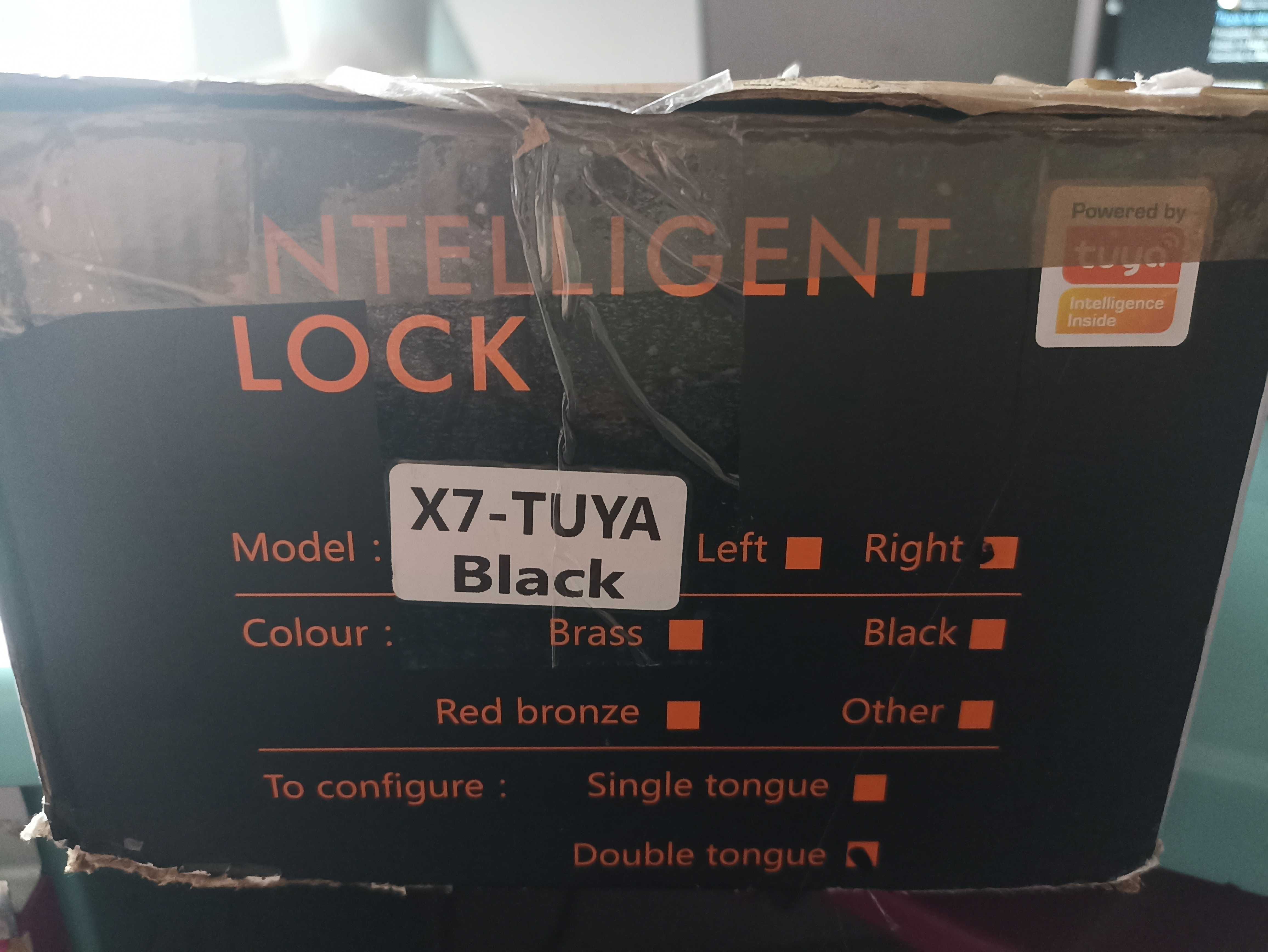 Inteligentny zamek X7- TUYA Black