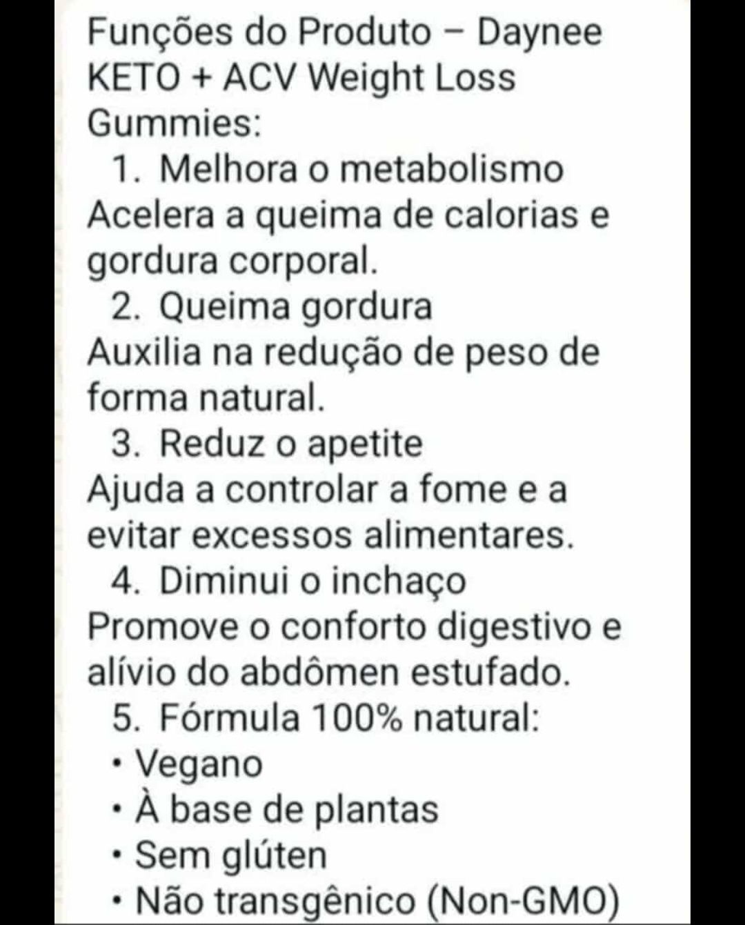 Gomas emagrecimento