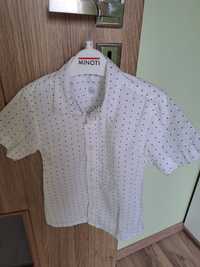 Biała koszula z krótkim rękawem Cool Club 98