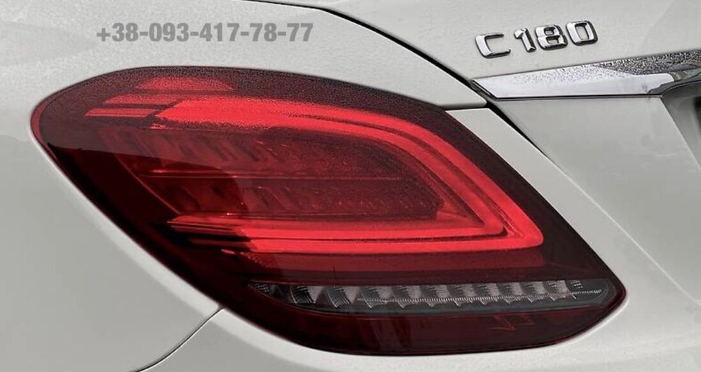 Фонари левый правый Фары Mercedes Benz W205 C-Class Рестайлинг