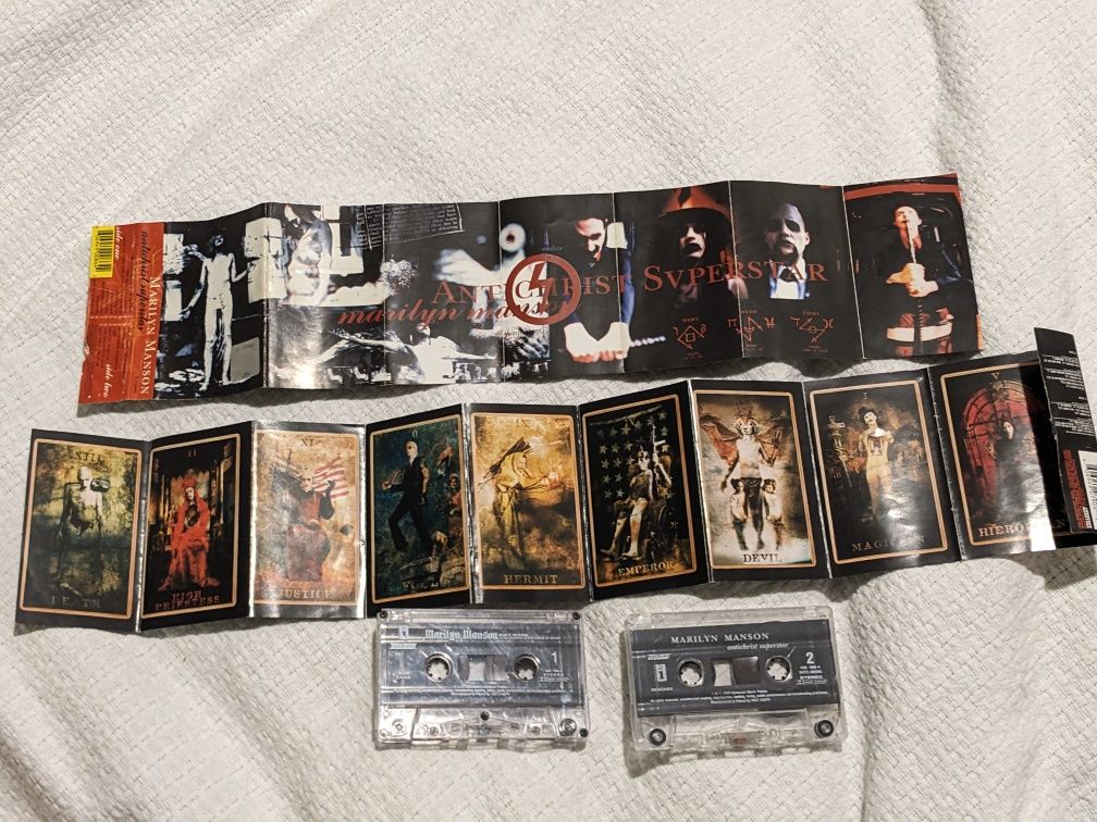 Marilyn Manson Holy Wood, Antichrist Superstar 2x kaseta MC