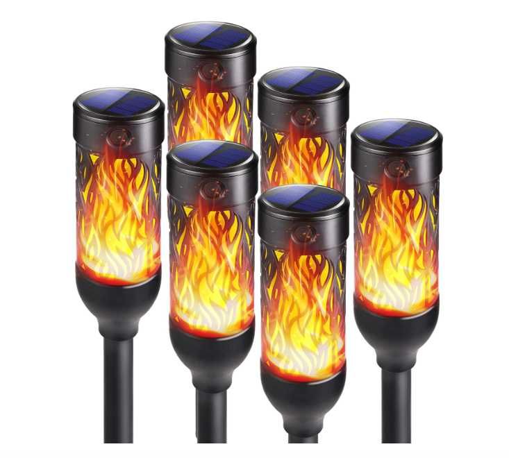 Moxled 6-pak 12 wodoodpornych latarek solarnych LED