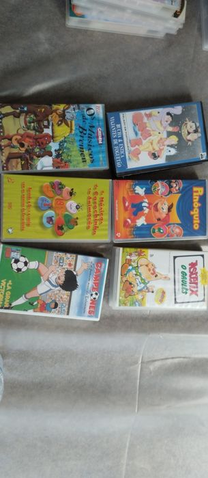 Cassetes VHS Filmes infantis