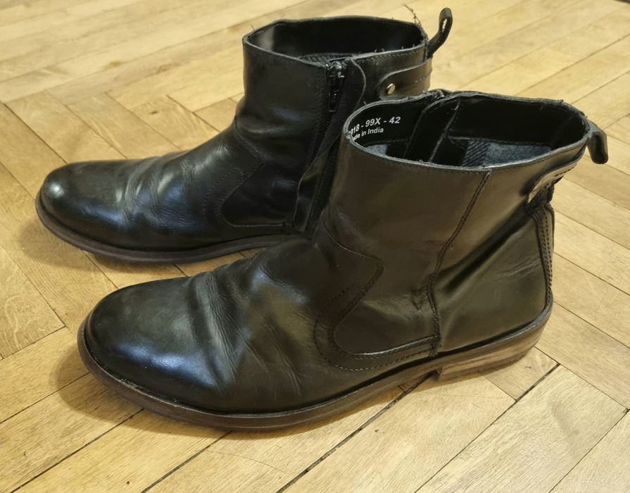 Ботинки мужские кожа Zara 42р