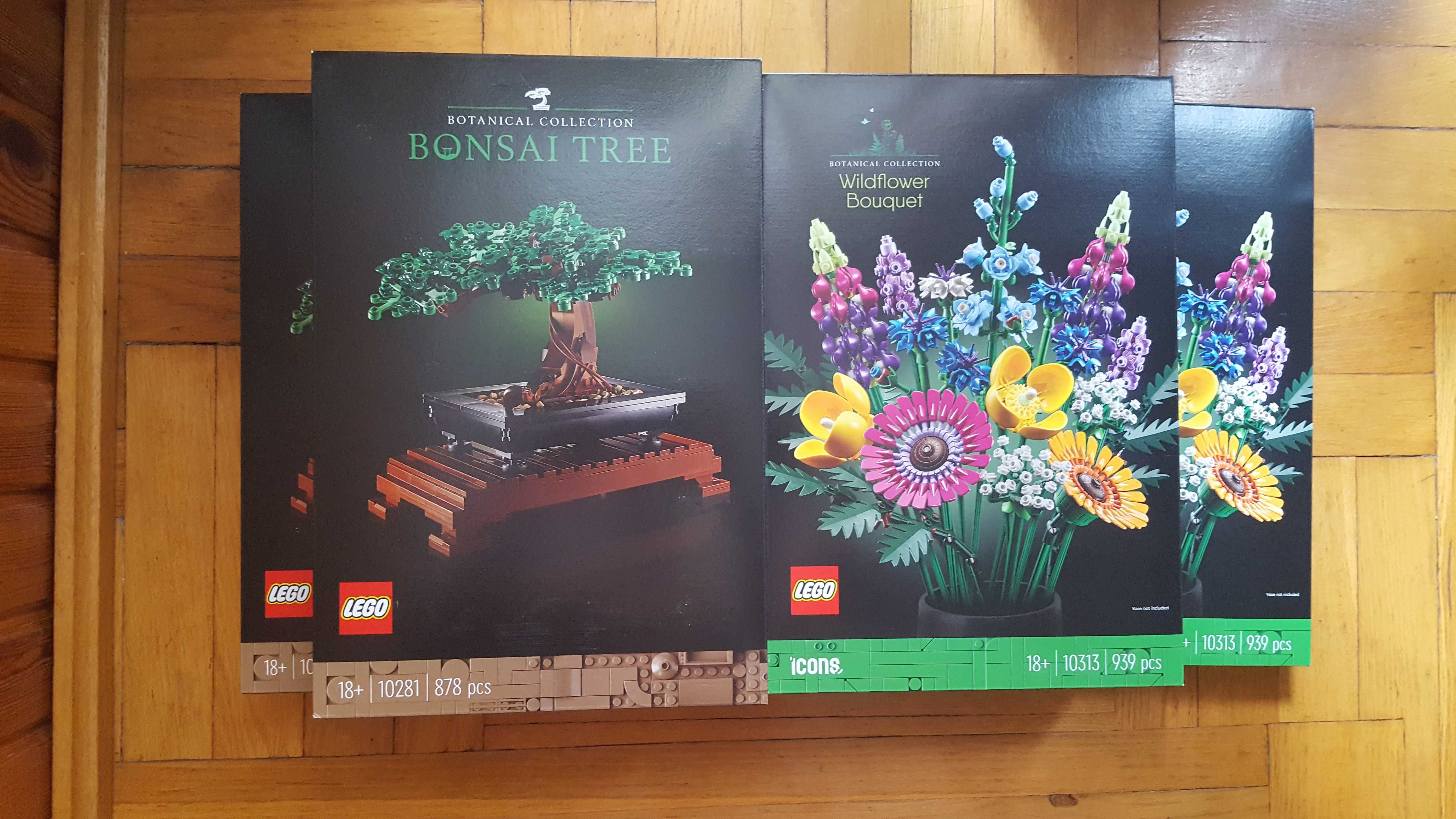 LEGO 10281, 10311, 10313, Bonsai, Orchidea i Bukiet - NOWE Wrocław