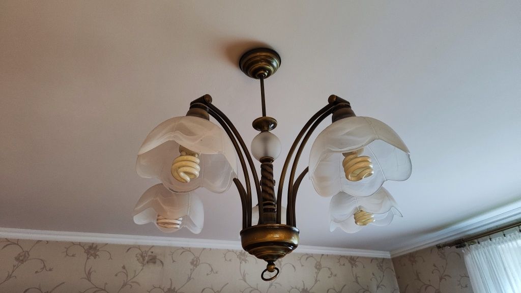 Lampa sufitowa wisząca żyrandol 5 kloszy Jupiter 5-JR5 5xE27