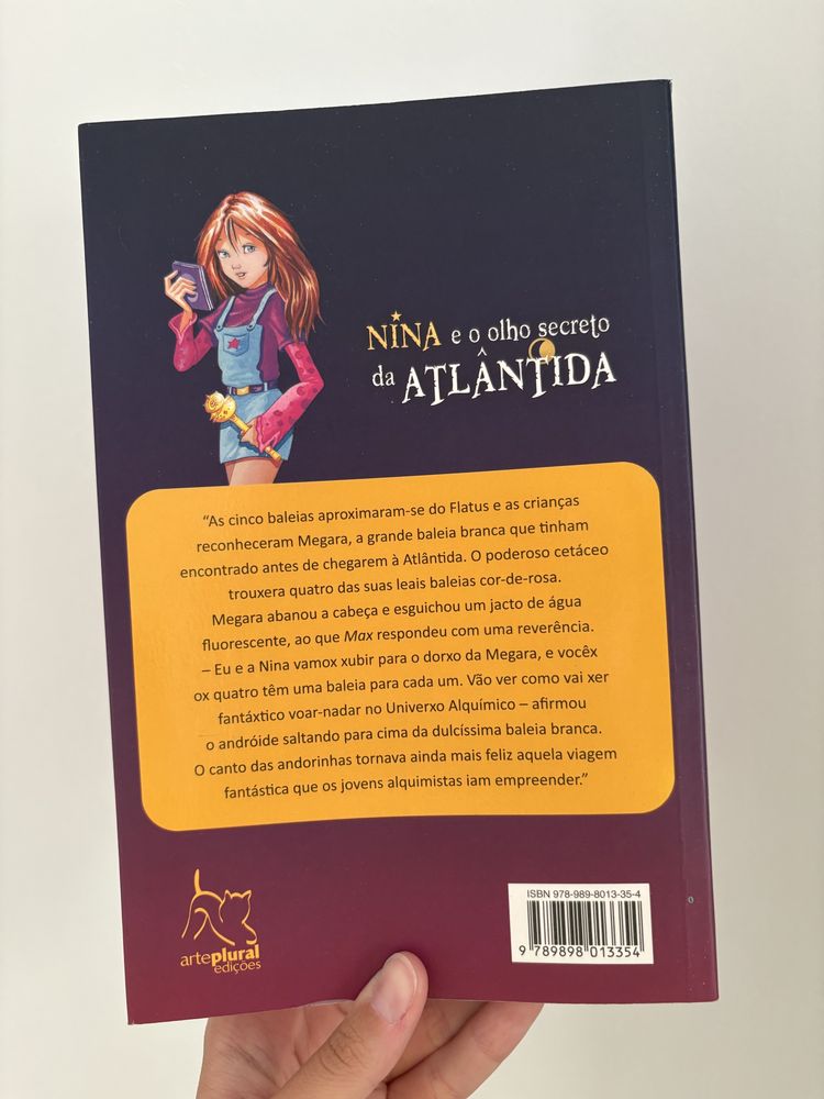 Livro “Nina e o Olho Secreto da Atlântica”