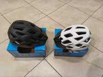 Kask Na Rower Rowerowy Chirp Biały Czarny S M L Światło Ostrzegawcze