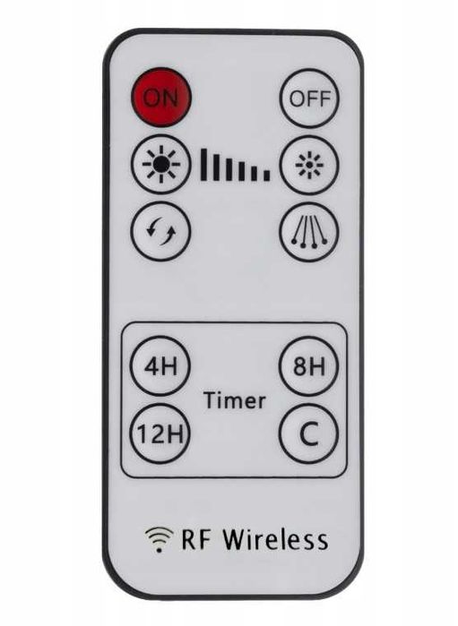 Lampa do Uprawy Wzrostu Roślin Panel x 4 Timer dla Doświetlania Pilot