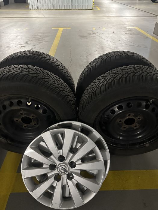 Felgi z czujnikami + opony Continental zimowe