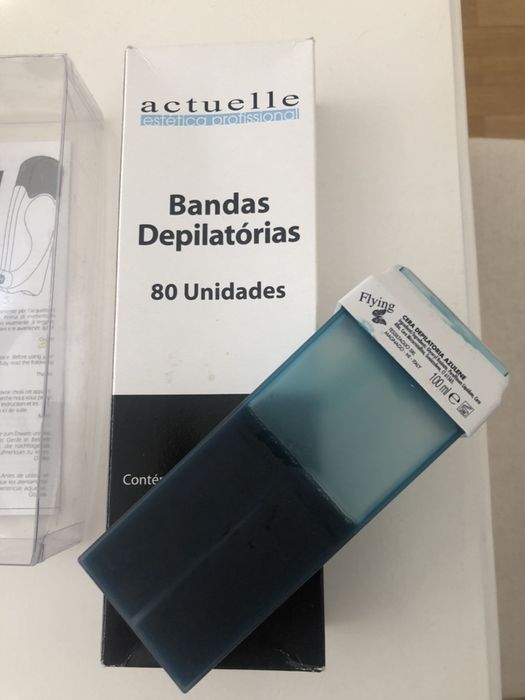 Depiladora eléctrica com bandas