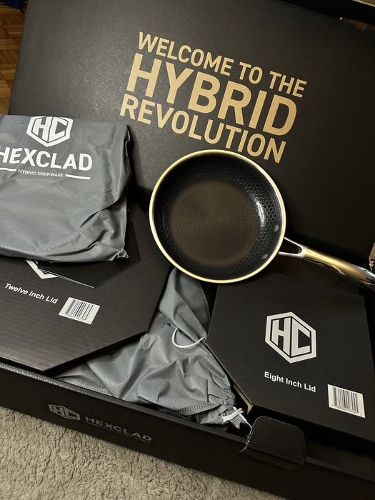 Zestaw Prezentowy: 13-elementowy HexClad Hybrid Cookware Set