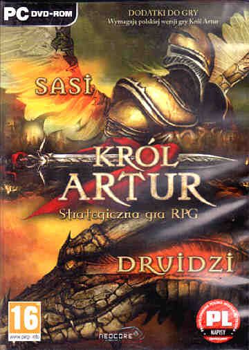 KRÓL ARTUR Druidzi i Sasi - strategiczna gra RPG na PC (dodatki)