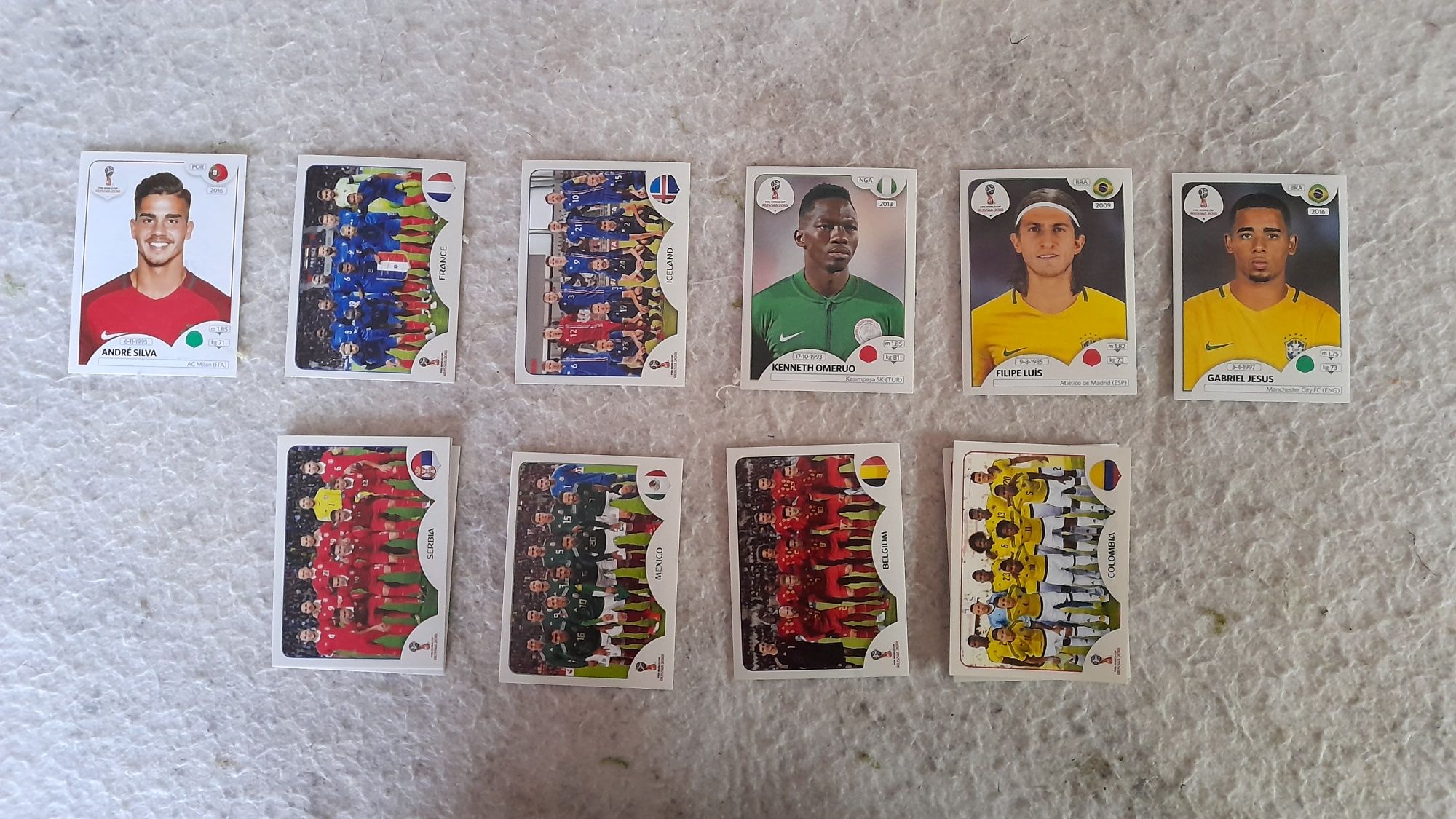 Cromos Panini World Cup Brasil 2014 / Russia 2018 / Qatar 2022