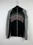 Czarny sweter wełniany Napapijri rozmiar XL fit L M hoodie crewneck
