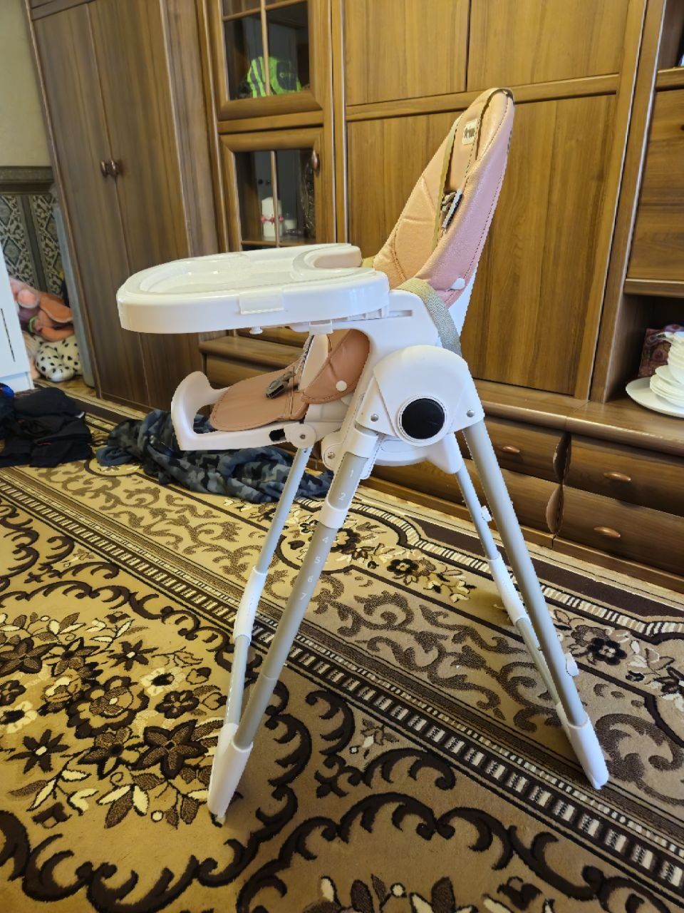 Стульчик для кормления  Prime розовый
