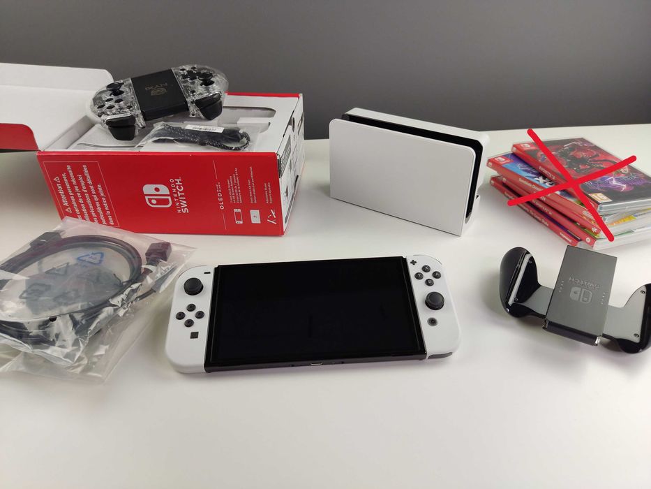 Konsola Nintendo Switch OLED + NYXI Hyperion PAD! OKAZJA!!!