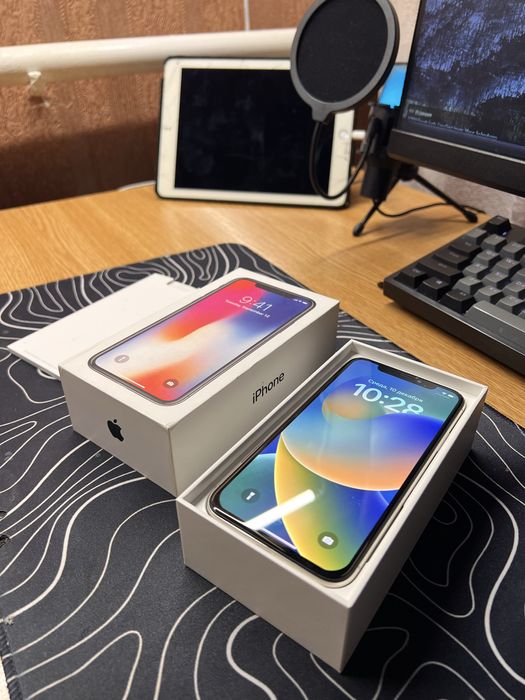 iPhone X 64 gb 100%