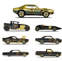 Hot wheels 50th anniversary gold