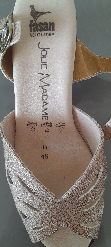 Sandały skórzane roz 4,5 Jolie Madame