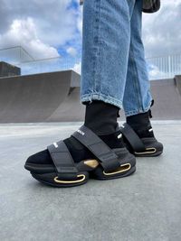 Жіночі кросівки Balmain B-Bold Sneakers ‘Black Gold’ (36-40 р.)