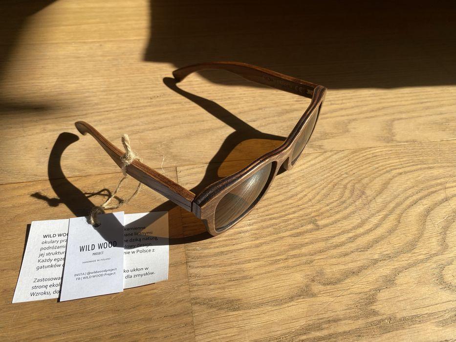 Okulary przeciwsloneczne drewniane Wild Wood