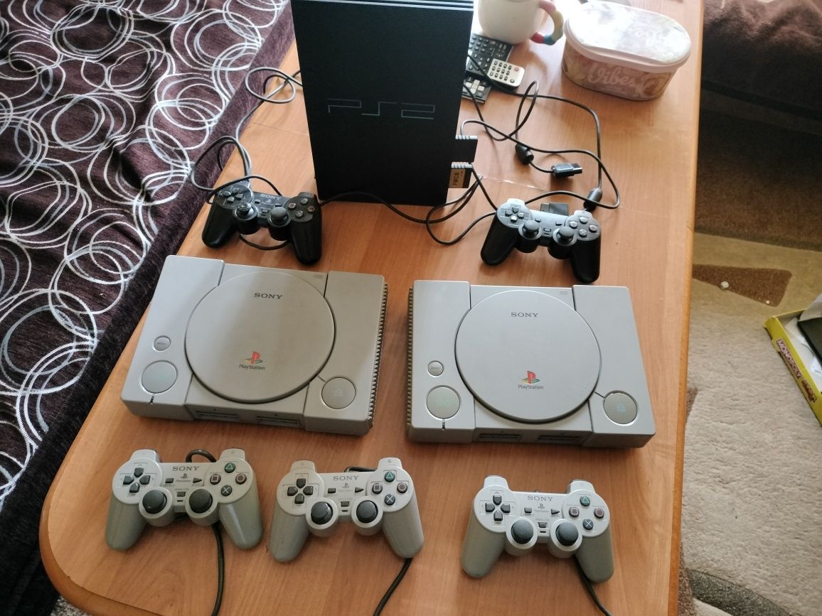 Sprzedam 3 konsole ps1 i ps2