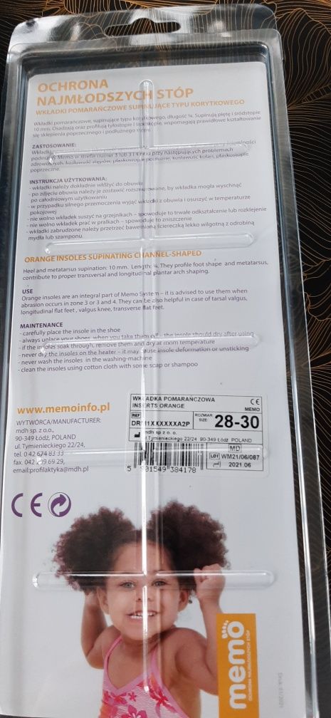 NOWE wkładki supinujące 28-30