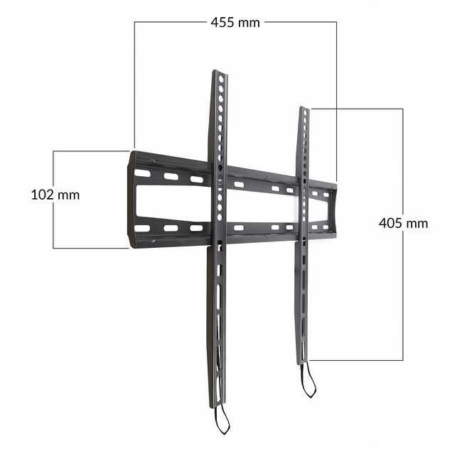 Uchwyt na telewizor wieszak na telewizor 23-65 cali mocny Slim