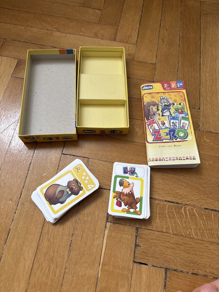 Chicco, gra edukacyjna Zero - jak uno