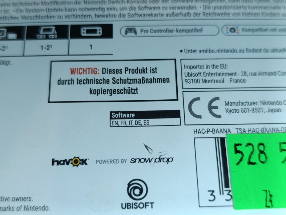 Mario + Rabbids Kingdom Battle Nintendo Switch możliwa zamiana