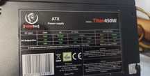 Zasilacz komputerowy atx titan 450 w firma rebeltec