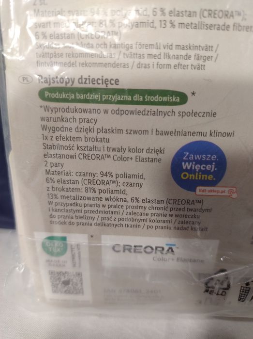 2x rajstopy dziewczęce 86/92