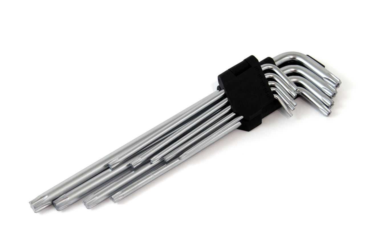 Klucze TORX długie 230 mm 9 szt.