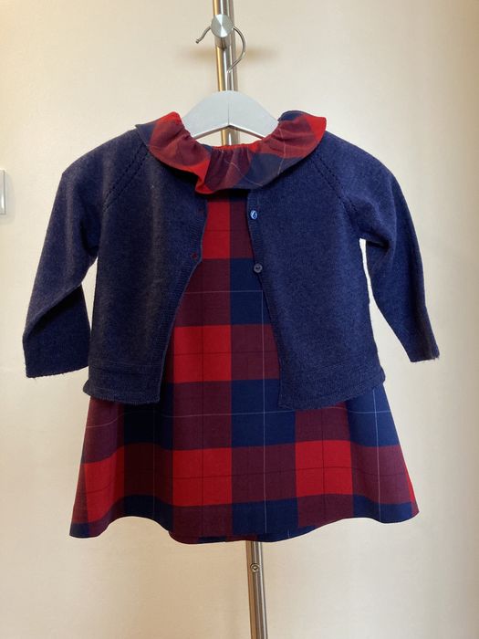 Vestido Knot, 12 meses, como novo.