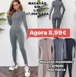 Macacao modelador cardado
