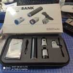 Zestaw podróżny. Powerbank, wentylator, wiatrak, głośnik blutow.,.