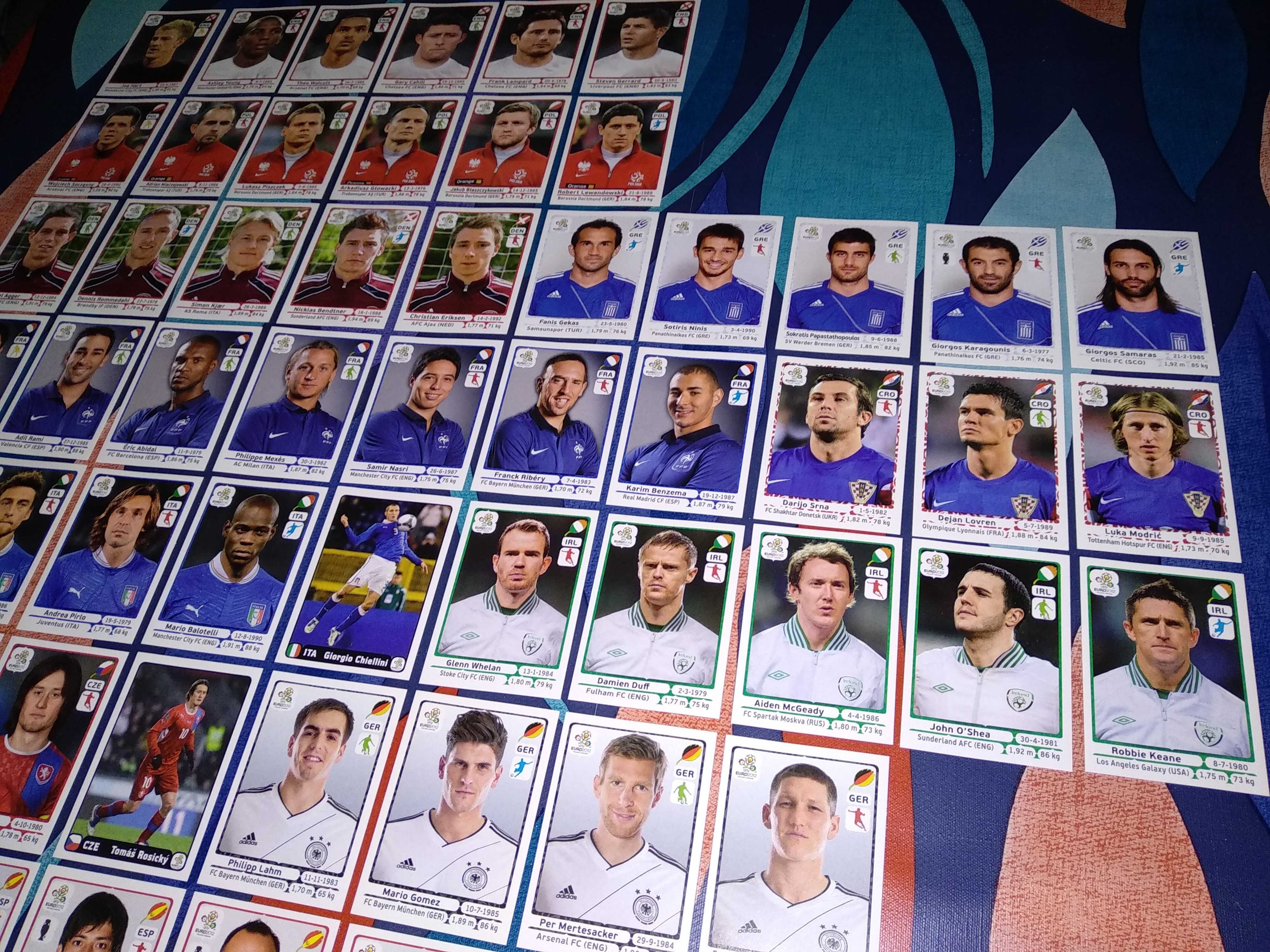 Panini - UEFA Euro 2012 - 64 cromos futebol - Polónia Ucrânia