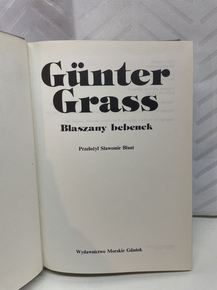 Gunter Grass Blaszany Bebenek 199