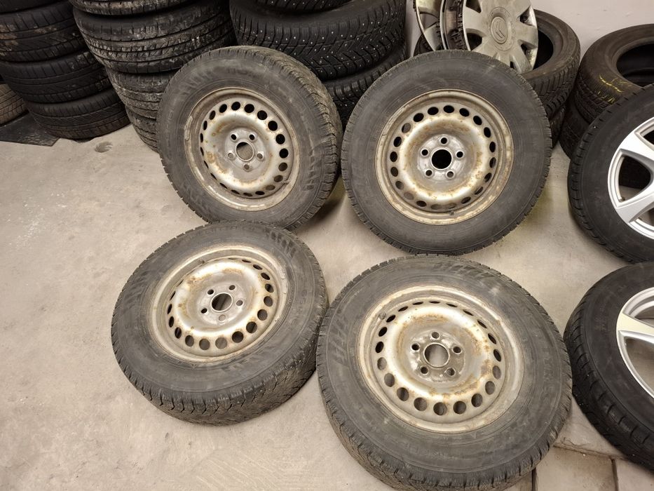 Диски + зима nokian 215/65/16c et51 5*120 65.1 2022 рік т5 transporter