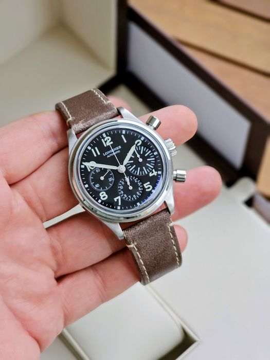 Longines Avigation Big Eye 41mm świeżo po serwisie, komplet