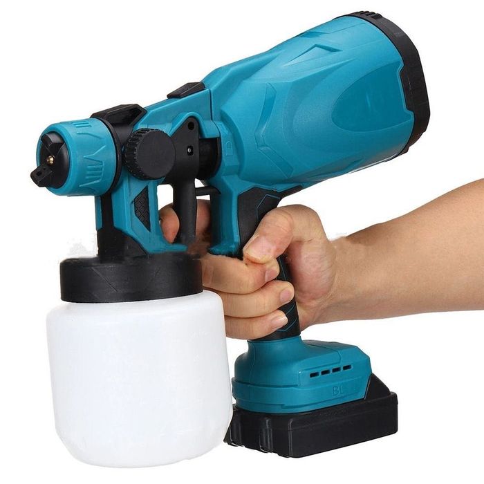 Фарбопульт акумуляторний 24В, 800мл + 2 акумулятори, JK-SG1