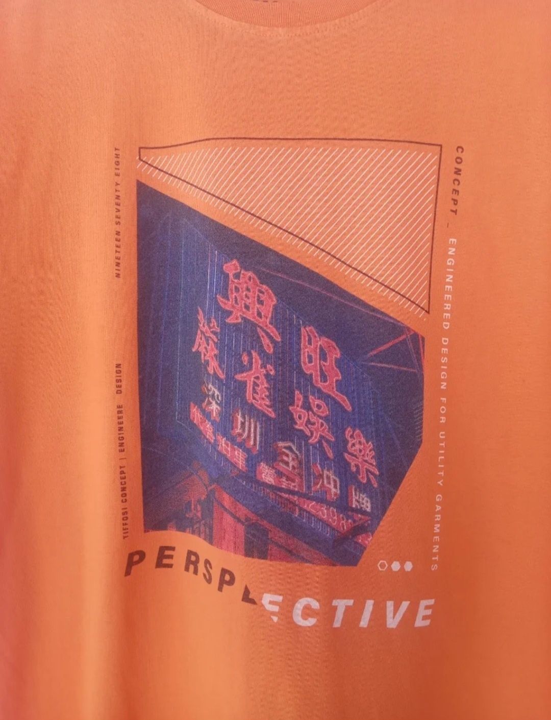 T-shirt laranja da Tiffosi-Tam.S/M