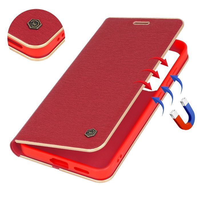 Kabura Wonder Frame do Samsung Galaxy S25 Ultra czerwona